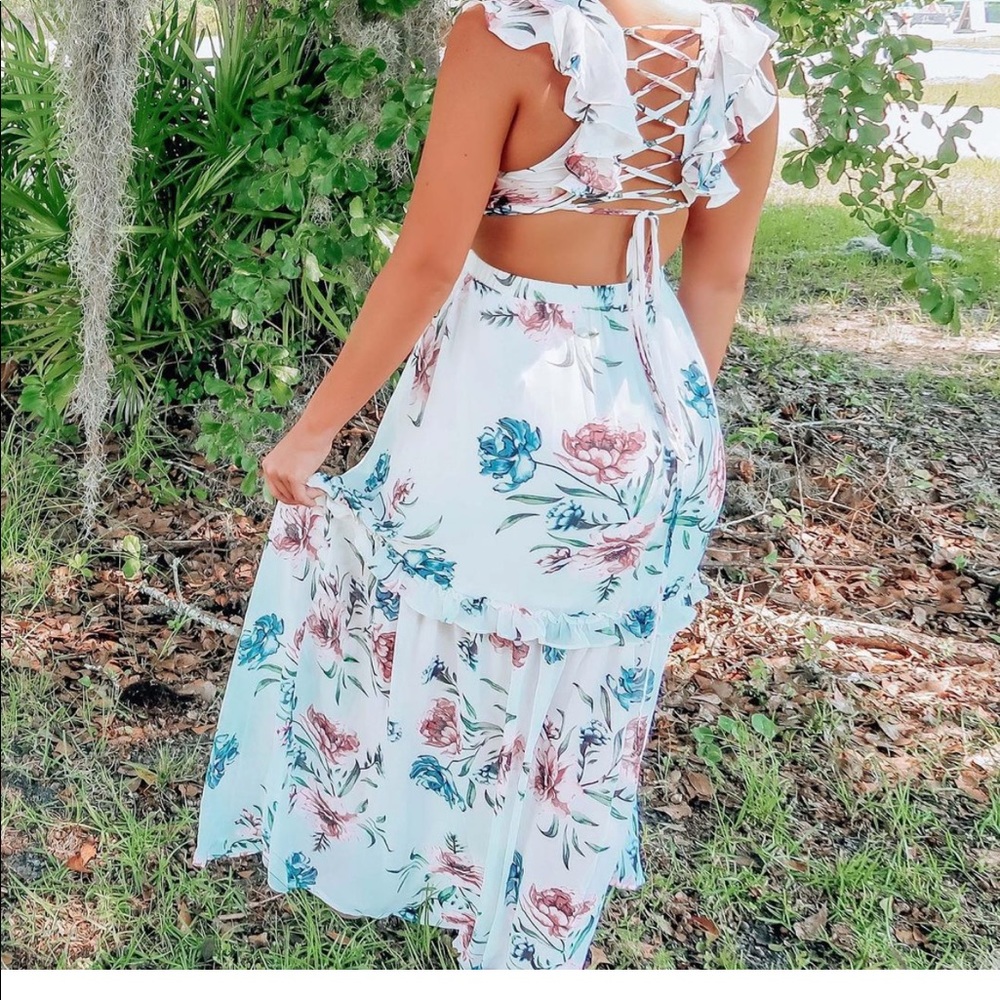 Floral maxi dress